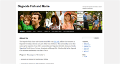 Desktop Screenshot of osgoodefishandgame.com